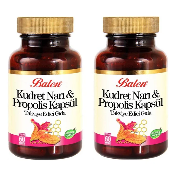 Balen Kudret Narı Propolis Kapsül 375 Mg 60 Kapsül 2'li - Görsel 4