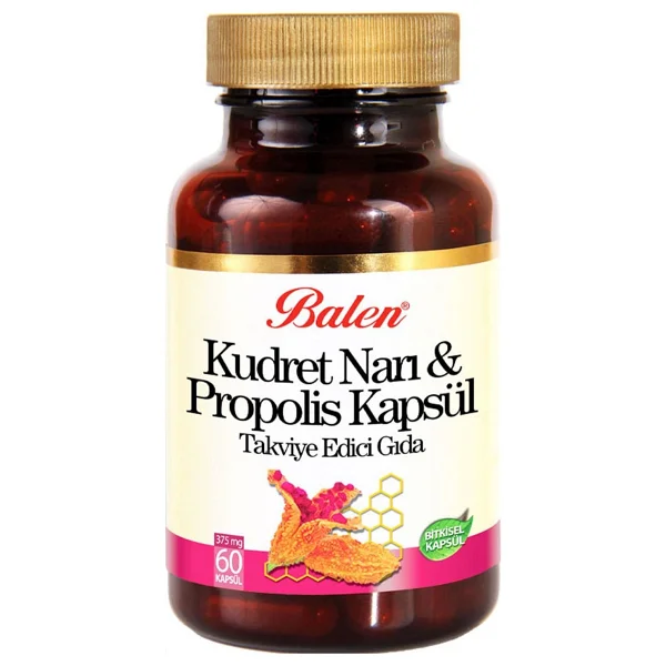 Balen Kudret Narı Propolis Kapsül 375 Mg 60 Kapsül 3'lü - Görsel 5
