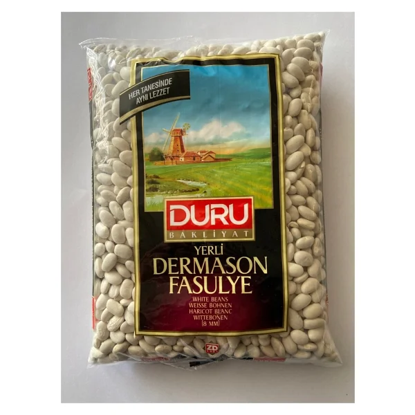 Duru Yerli Dermason Fasulye 8 Mm 1000 Gr - 1 Kg - Görsel 2