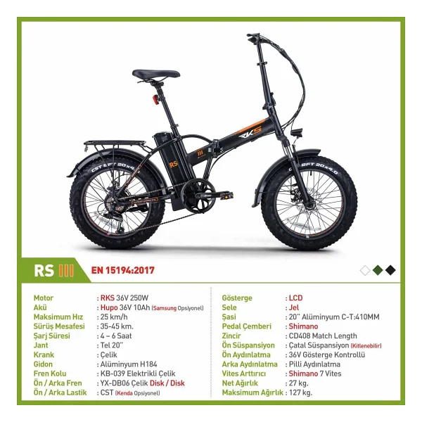 Rks Rs3 Elektrikli Bisiklet - Görsel 5