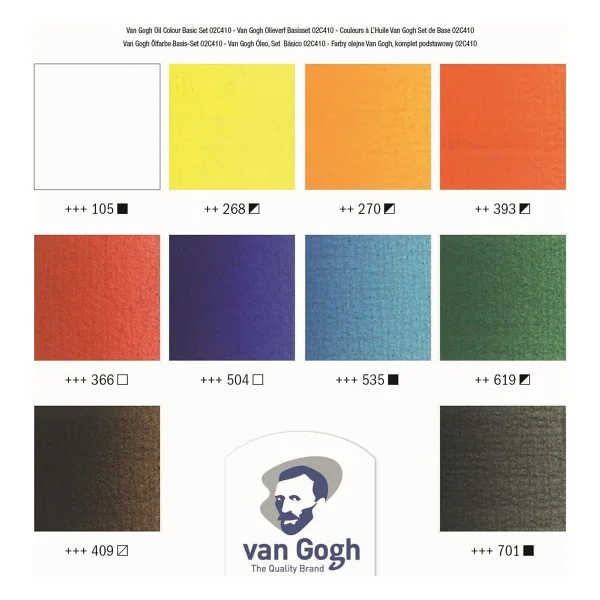 Talens Van Gogh 10 Renk Yağlı Boya Seti - Görsel 3