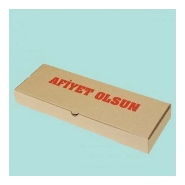 Pide Kutusu Oluklu (4cm) - 100'lü - Görsel 2