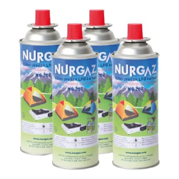 Nurgaz Ng-207 220 Gr 4 Adet Gaz Kartuşu - Görsel 3