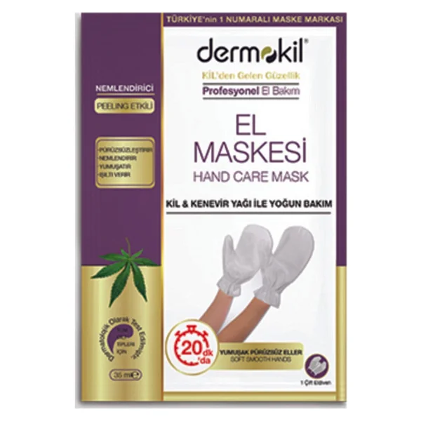 Dermokil Kil & Kenevir Yağlı Yoğun Bakım El Maskesi 35 Ml - Görsel 7