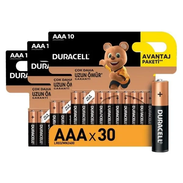 Duracell Lr03/Mn2400 8'li Alkalin Aaa İnce Kalem Pil - Görsel 9