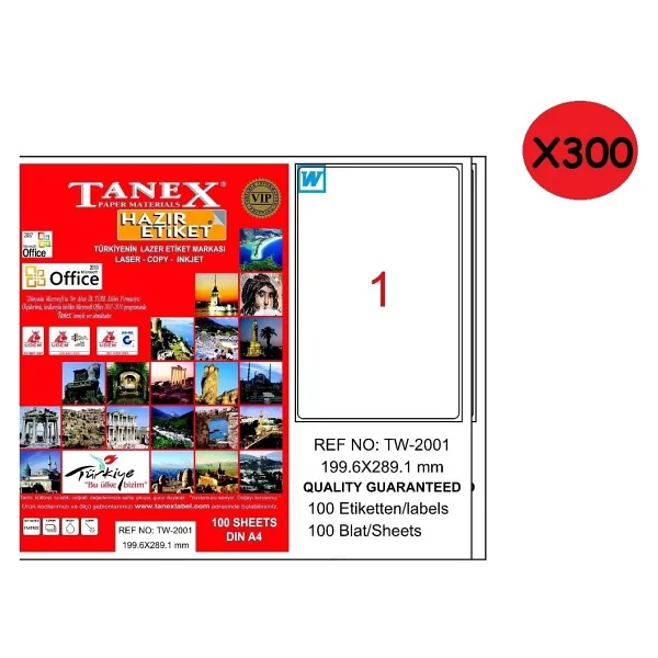 Tanex Tw-2204 105x148,5 Mm A4 Lazer Etiket - Görsel 7