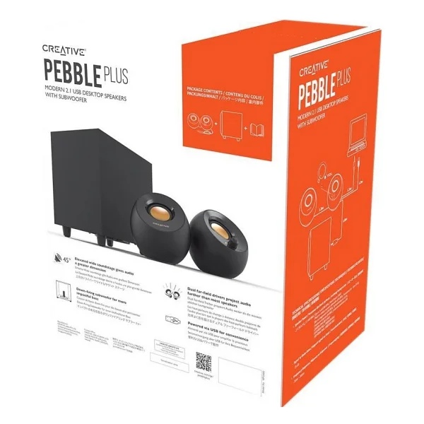 Creative Pebble Plus 2+1 16 W Hoparlör - Görsel 5
