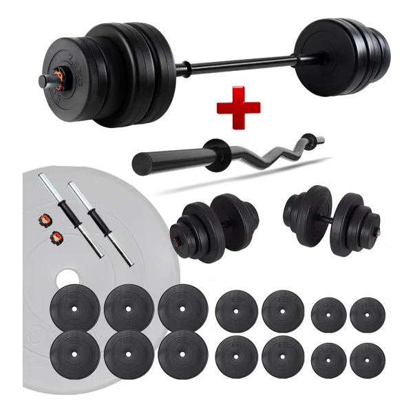 Ecg Spor 58 Kg Z Bar Halter Ve Dambıl Seti - Görsel 6