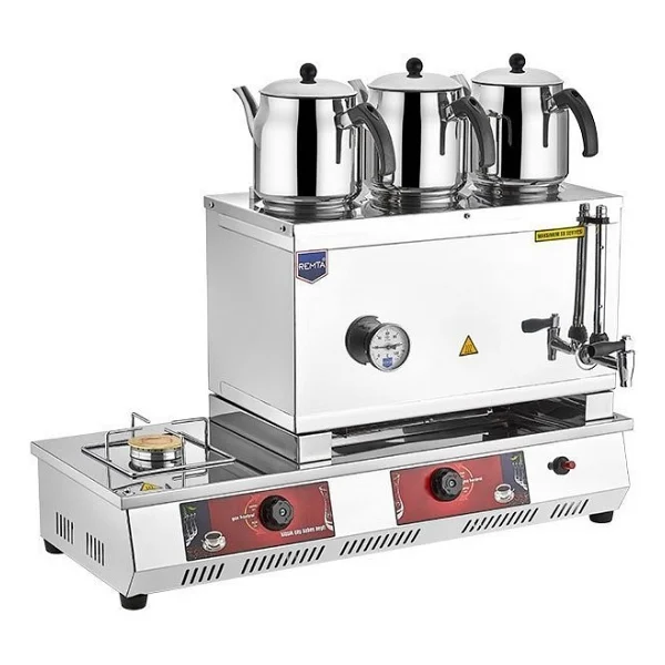 Remta N13 55 Model 3 Demlikli Gazlı 34 Lt Çay Kazanı - Görsel 2