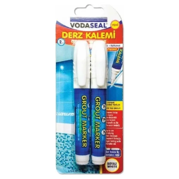 Vodaseal 2'li Beyaz Derz Kalemi - Görsel 2