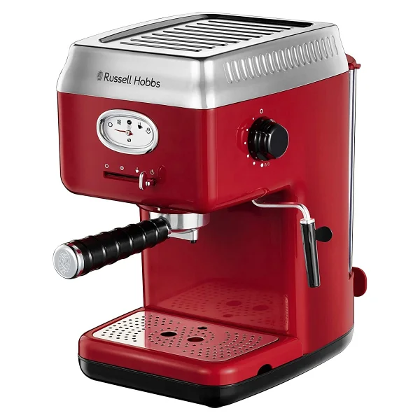 Russell Hobbs 28250-56 Retro Kırmızı Espresso Makinesi - Görsel 10