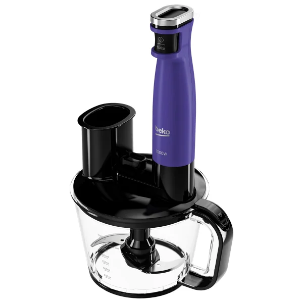Beko Rhb 5050 W Floral Mor El Blender Seti - Görsel 2