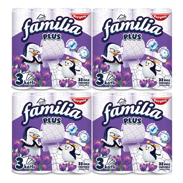 Familia 4 Adet Tuvalet Kağıdı 32'li Parfümlü 3 Katlı - Görsel 3