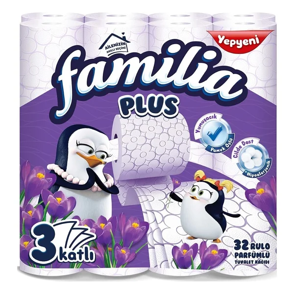 Familia 4 Adet Tuvalet Kağıdı 32'li Parfümlü 3 Katlı - Görsel 2