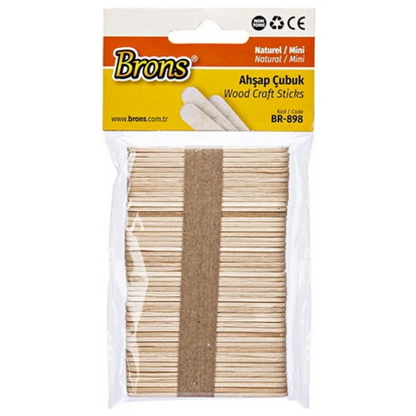 Brons Ahşap Çubuk Naturel Mini Br-898 - Görsel 3