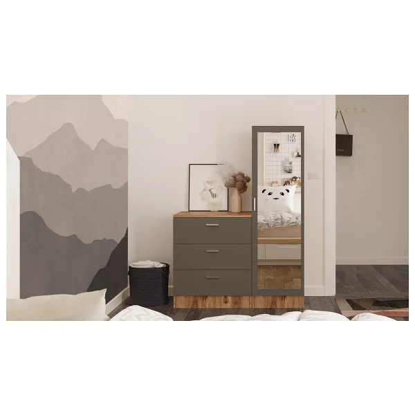 Robin Home Lyana Aynalı Şifonyer - Görsel 3
