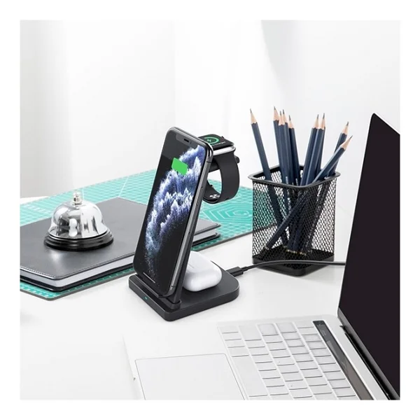 Ally W68 3in1 Magsafe Kablosuz Hızlı Şarj Aleti - Görsel 4
