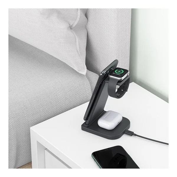 Ally W68 3in1 Magsafe Kablosuz Hızlı Şarj Aleti - Görsel 5