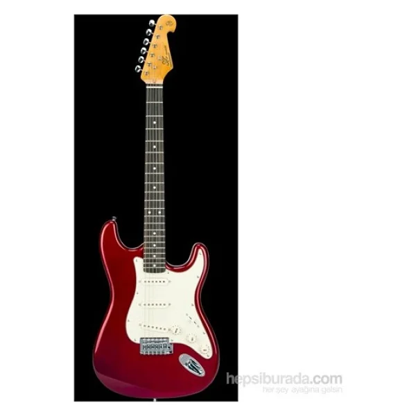 Sx Stratocaster Candy Apple Red Elektro Gitar - Görsel 9