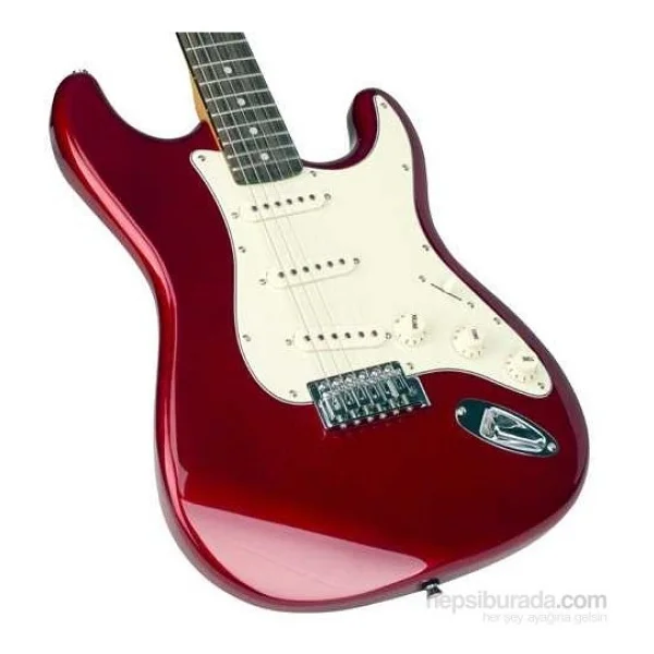 Sx Stratocaster Candy Apple Red Elektro Gitar - Görsel 6