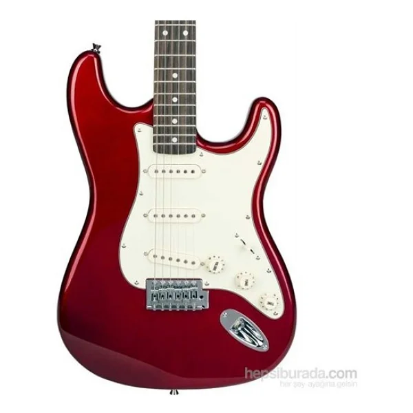 Sx Stratocaster Candy Apple Red Elektro Gitar - Görsel 7