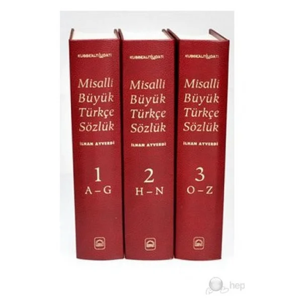 Misalli Büyük Türkçe Sözlük - 3 Cilt Takım (Ciltli) - Görsel 3