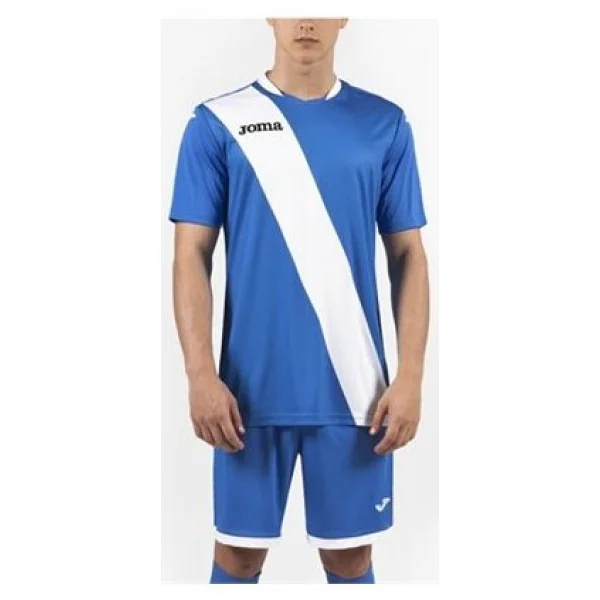 Joma 100158.702 T-Shirt Monarcas Royal White S/S Erkek Formalar - 2XL - 3XL - Görsel 2