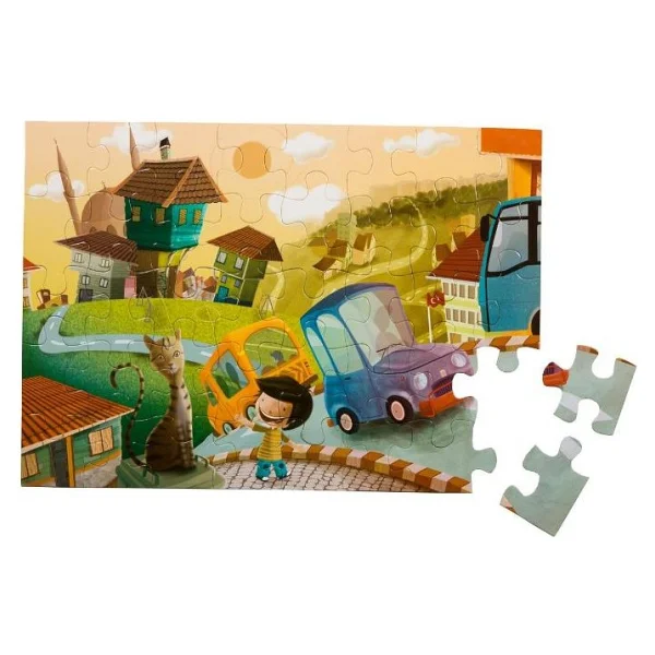 Eolo Şehirde 40 Parça Yer Puzzle - Görsel 2
