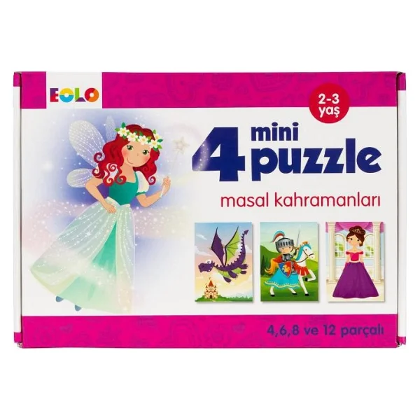 Eolo Masal Kahramanları 4 Mini Puzzle - Görsel 4