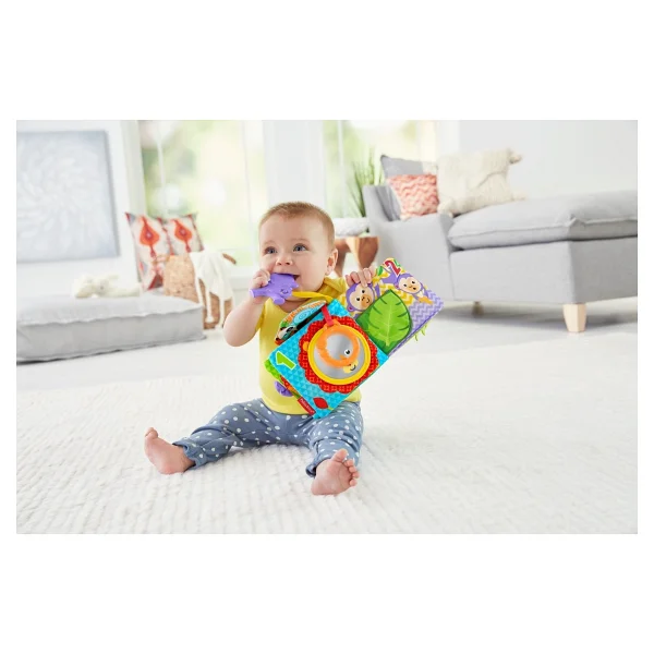 Fisher Price Minik Hayvancıklar Yumuşak Aktivite Kitabı Fgj40 - Görsel 2