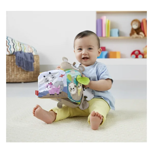 Fisher Price Oyun Arkadaşım Yumuşak Aktivite Kitabı Gjd37 - Görsel 3