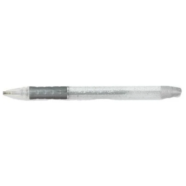 Pensan 1.0 mm Gümüş Glitter Jel Kalem - Görsel 4
