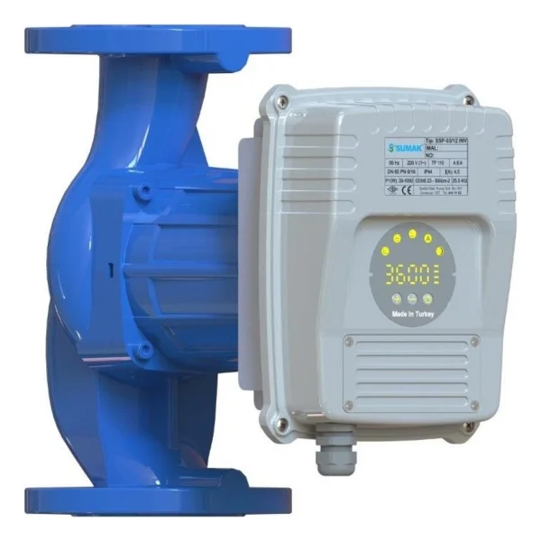 Sumak Ssp65/12 Inv Frekans Konvertörlü Sirkülasyon Pompası 12 Mss 45 M3/h - Görsel 6
