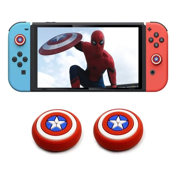 Feza Nintendo Switch 2 Adet Kabartma Desenli Analog Başlığı - Görsel 5