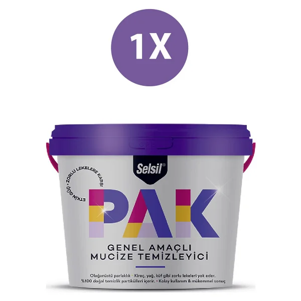 Selsil Pak 500 Gr 6'lı Genel Amaçlı Mucize Temizleyici - Görsel 4