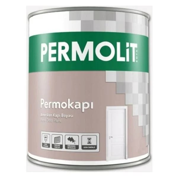 Permolit Amerikan Kapı Boyası 0,75 L Beyaz - Görsel 3
