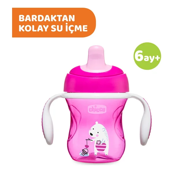 Chicco Yarı Yumuşak Uçlu Training Cup 6 Ay+ 200 Ml - Görsel 8