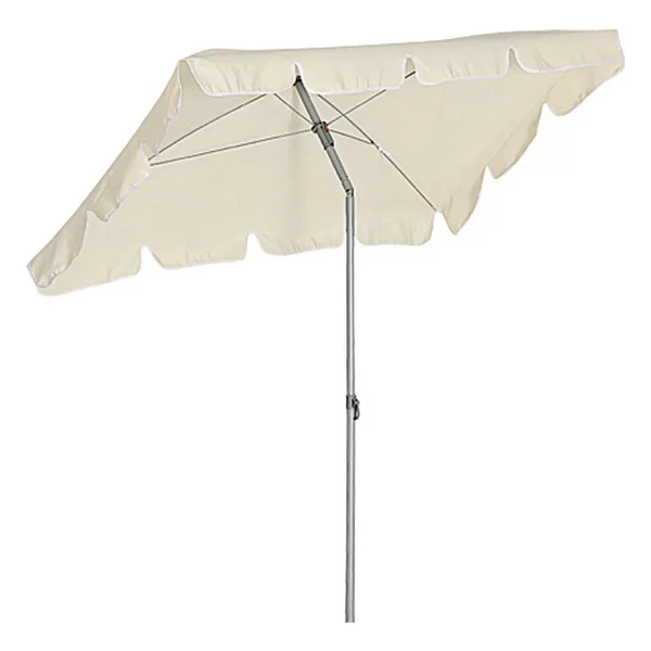 Sunfun Dikdörtgen Şemsiye - 120x180 Cm - Beyaz - Ürün Güneşten Korunma Için Uygundur - Görsel 2