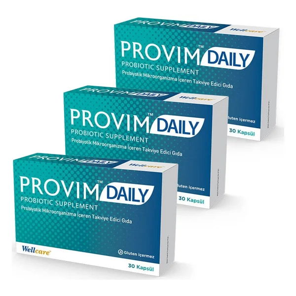 Wellcare Provim Daily Probiyotik 30 Kapsül 3'lü - Görsel 2