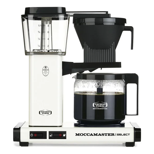 Moccamaster Select Beyaz Cam Potlu Filtre Kahve Makinesi - Görsel 2