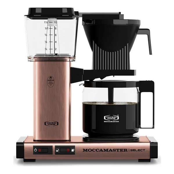 Moccamaster Select Beyaz Cam Potlu Filtre Kahve Makinesi - Görsel 3