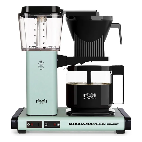 Moccamaster Select Beyaz Cam Potlu Filtre Kahve Makinesi - Görsel 4