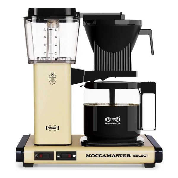 Moccamaster Select Beyaz Cam Potlu Filtre Kahve Makinesi - Görsel 6
