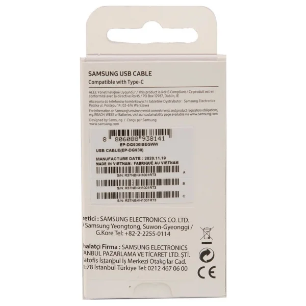 Samsung Ep-Dg930ı 1.5 M USB To Type-C Şarj Kablosu - Görsel 4
