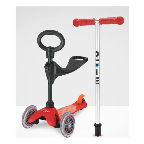 Micro Mini 3 İn 1 Deluxe 3 Tekerlekli Oturaklı Çocuk Scooter - Görsel 4