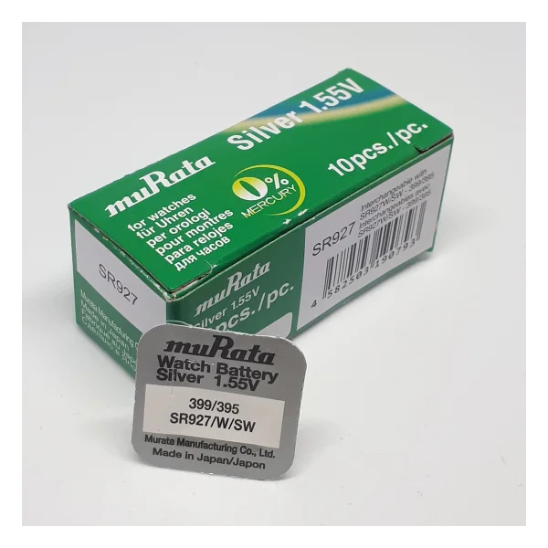 Murata 399/395 Sr927sw 1.55 V Saat Pili - Görsel 5