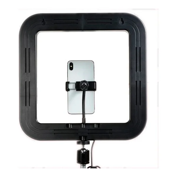 Fc D35 10'' Kare Ring Light - Tiktok - Youtube - Kuaför - Makyaj - (Işık Ayağı Hediyeli) - Görsel 2
