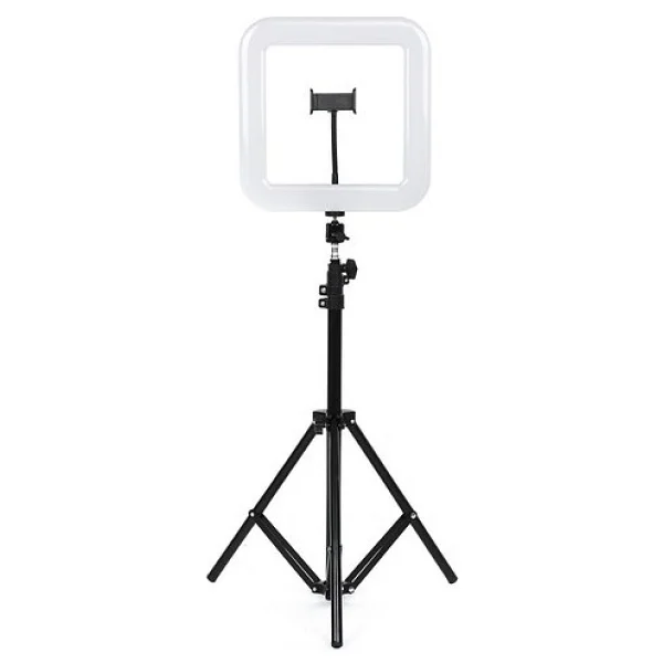 Fc D35 10'' Kare Ring Light - Tiktok - Youtube - Kuaför - Makyaj - (Işık Ayağı Hediyeli) - Görsel 4