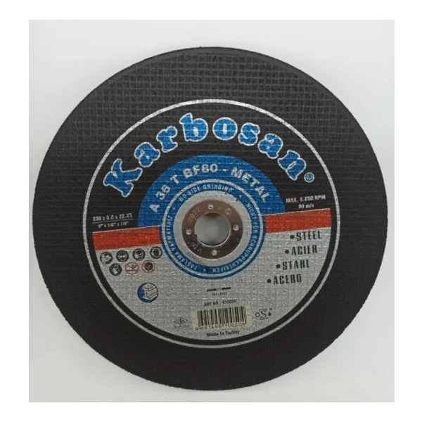Karbosan 910050 230x3x22 Mm A 36 T Bf80 Nk Metal Kesici Disk - Görsel 2