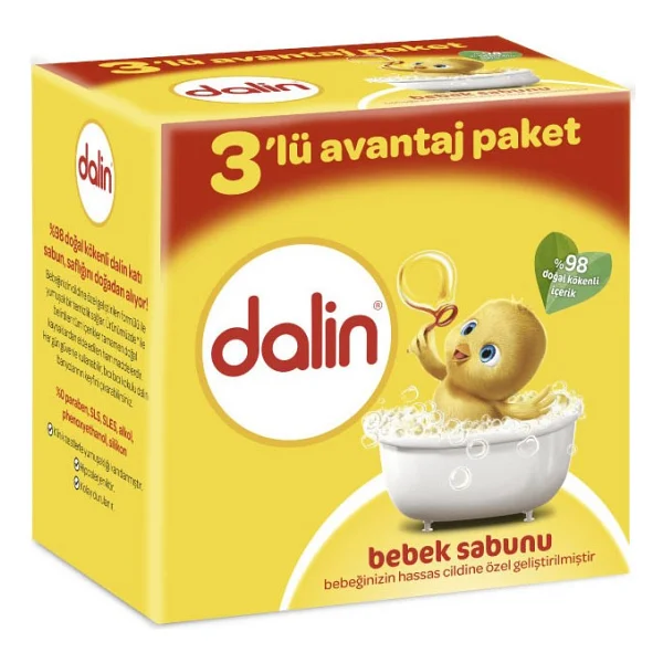 Dalin Klasik Bebek Sabunu 3x100 Gr - Görsel 6